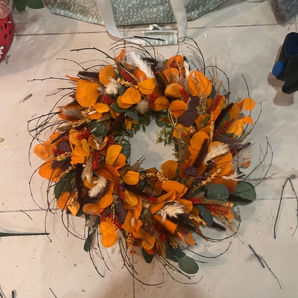 New handmade autumn eucalyptus wreath - Picture 6 of 11